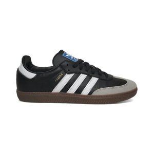 New ADIDAS Samba Vegan Shoes Black White Brown Gum Sole Sneaker Women’s 6